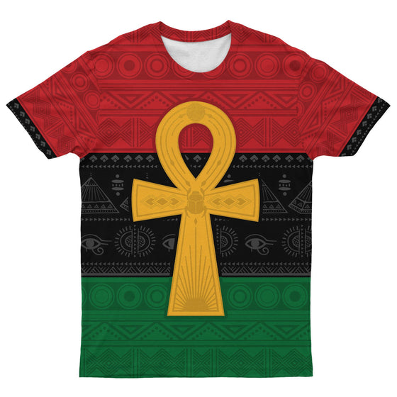 Pan African Ankh T-shirt AOP Tee Tianci 