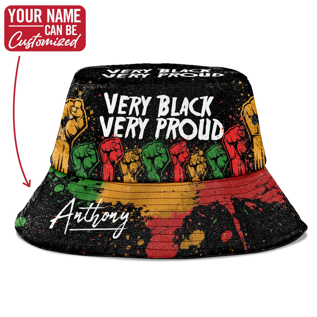 Very Black Very Proud Bucket Hat Bucket Hat Tianci 