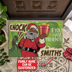 Personalized Knock If You Have Presents Decorative Mat Decorative Mat Tianci 