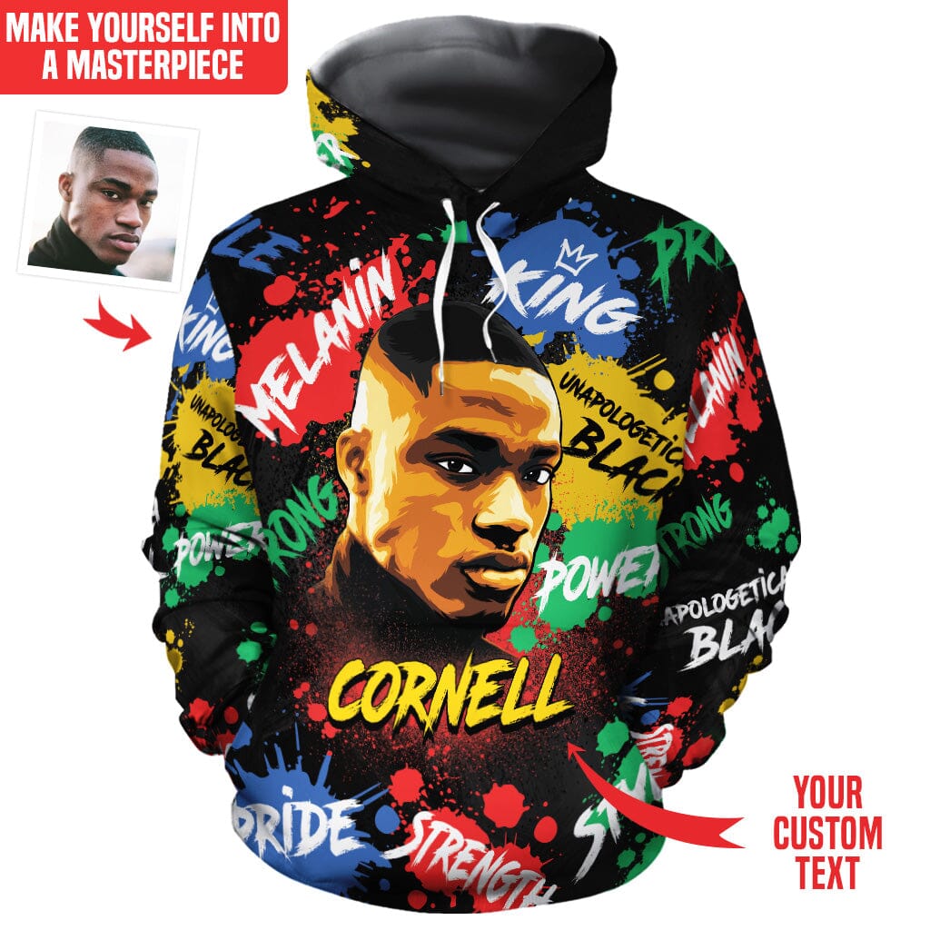 Custom Face Art All-over Hoodie Hoodie Tianci For Men Pullover S
