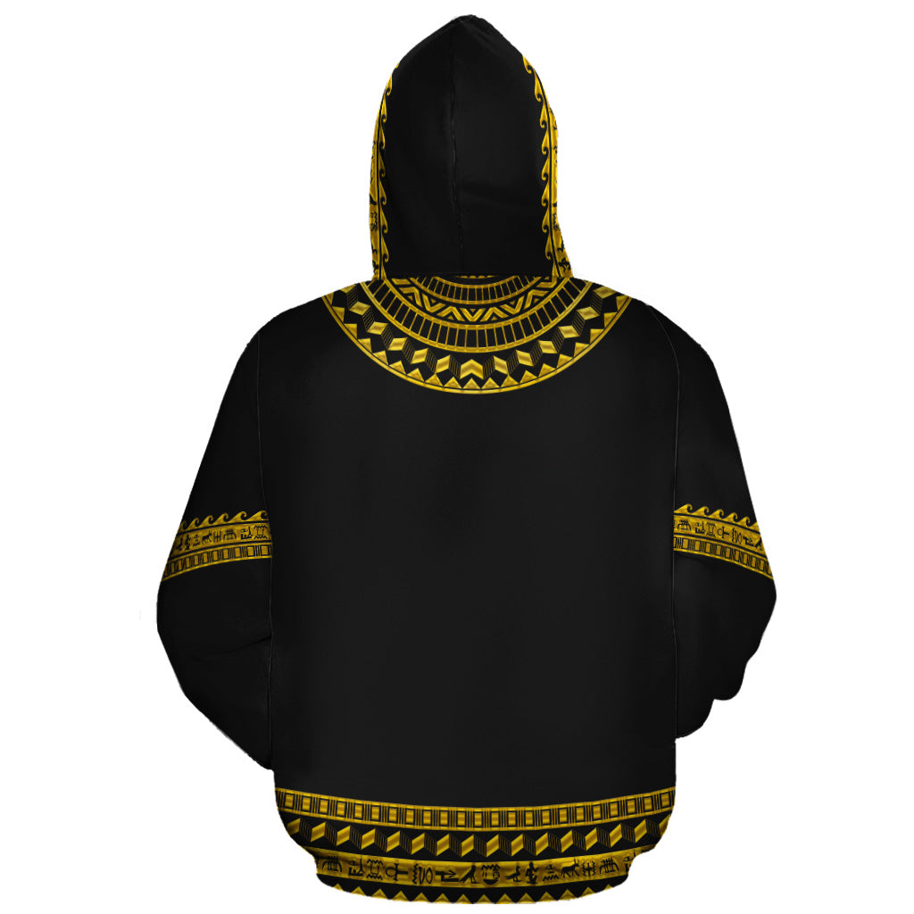 Personalized Egyptian Hieroglyphs Alphabet All-over Hoodie Hoodie Tianci 