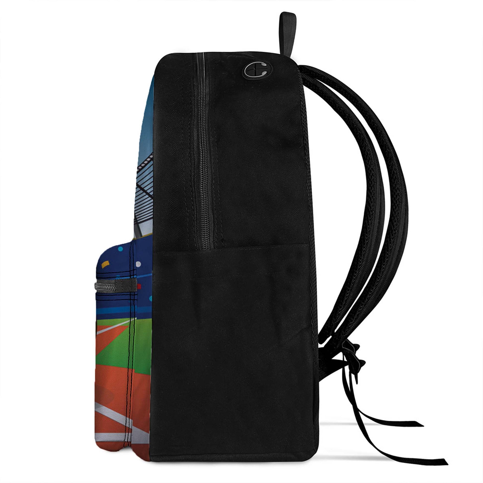 Personalized Little Afro Baseball Player Kid Backpack