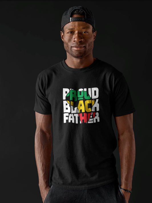 Proud Black Father T-shirt Apparel Gearment 