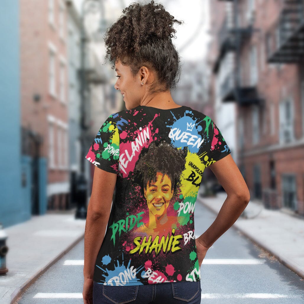 Custom Face Art T-shirt AOP Tee Tianci 