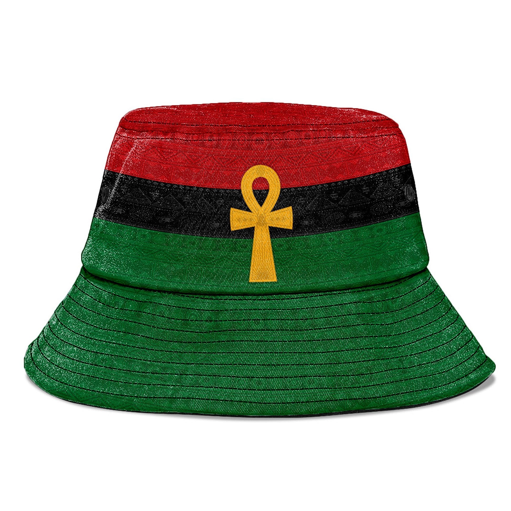 Pan African Ankh Bucket Hat Bucket Hat Tianci 