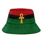 Pan African Ankh Bucket Hat Bucket Hat Tianci 