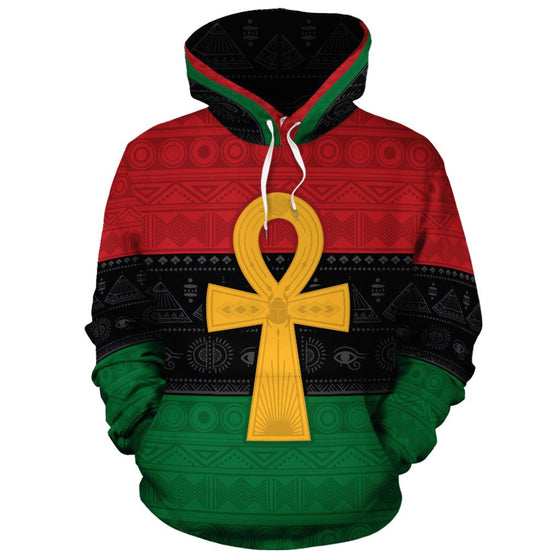Pan African Ankh All-over Hoodie Hoodie Tianci 