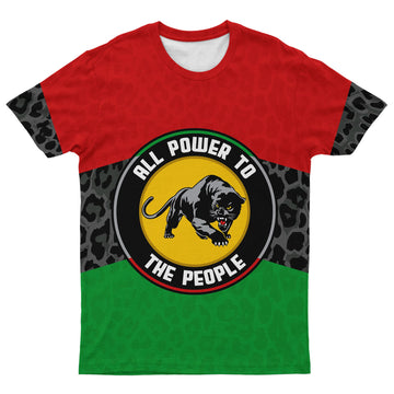 Pan African Panther T-shirt AOP Tee Tianci 