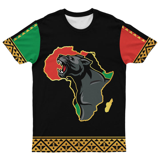 Panther Africa T-shirt AOP Tee Tianci