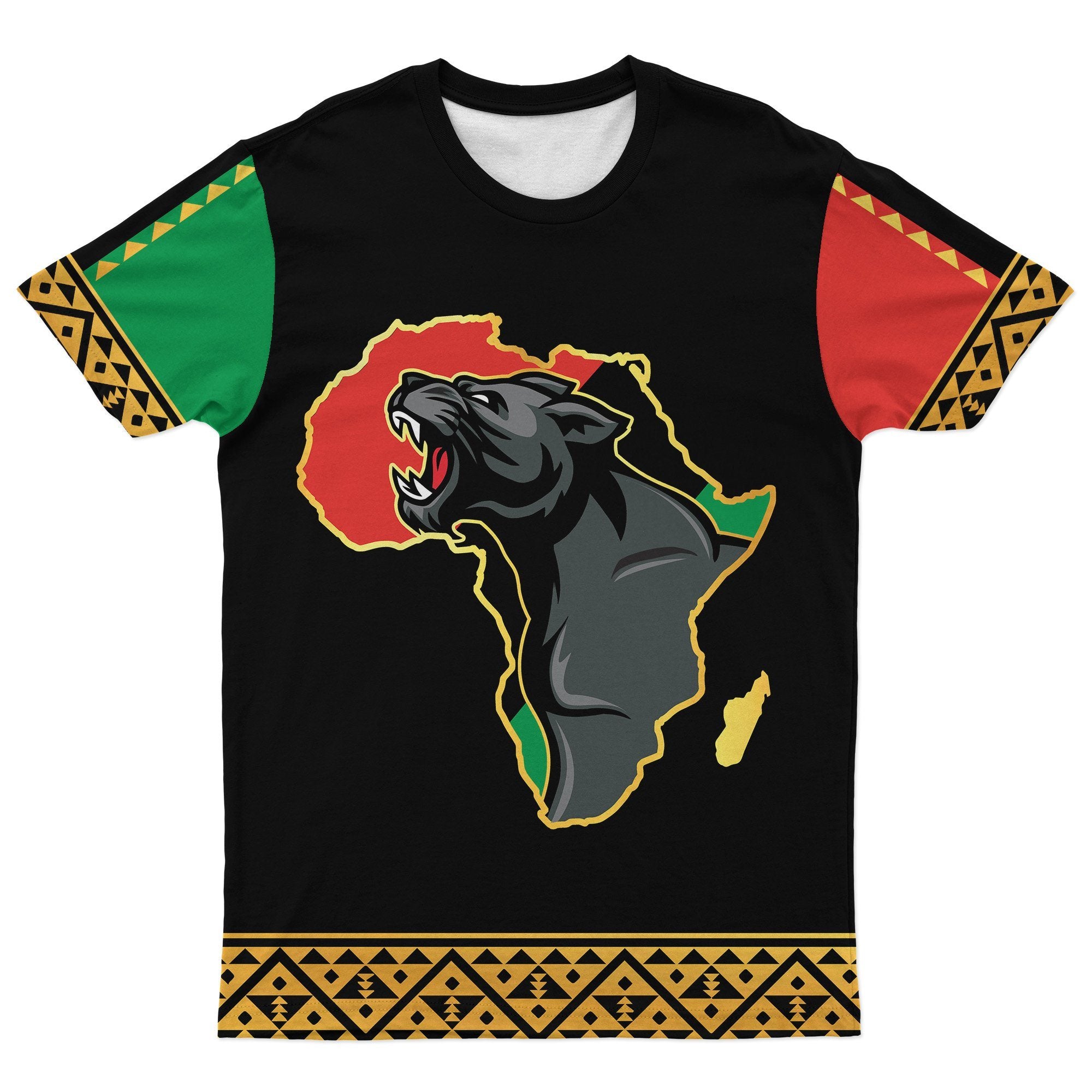 Panther Africa T-shirt AOP Tee Tianci 