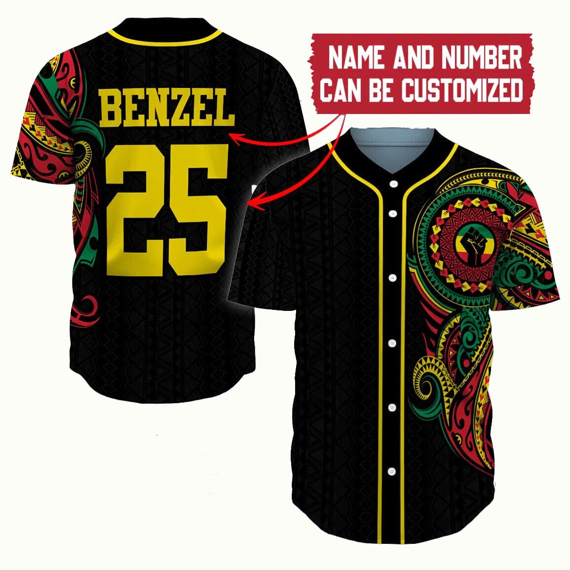 Personalized African Soul Jersey Shirt Jersey Shirt Tianci 