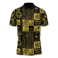 Egyptian Symbols Gold Polo Shirt Polo Shirt Tianci 