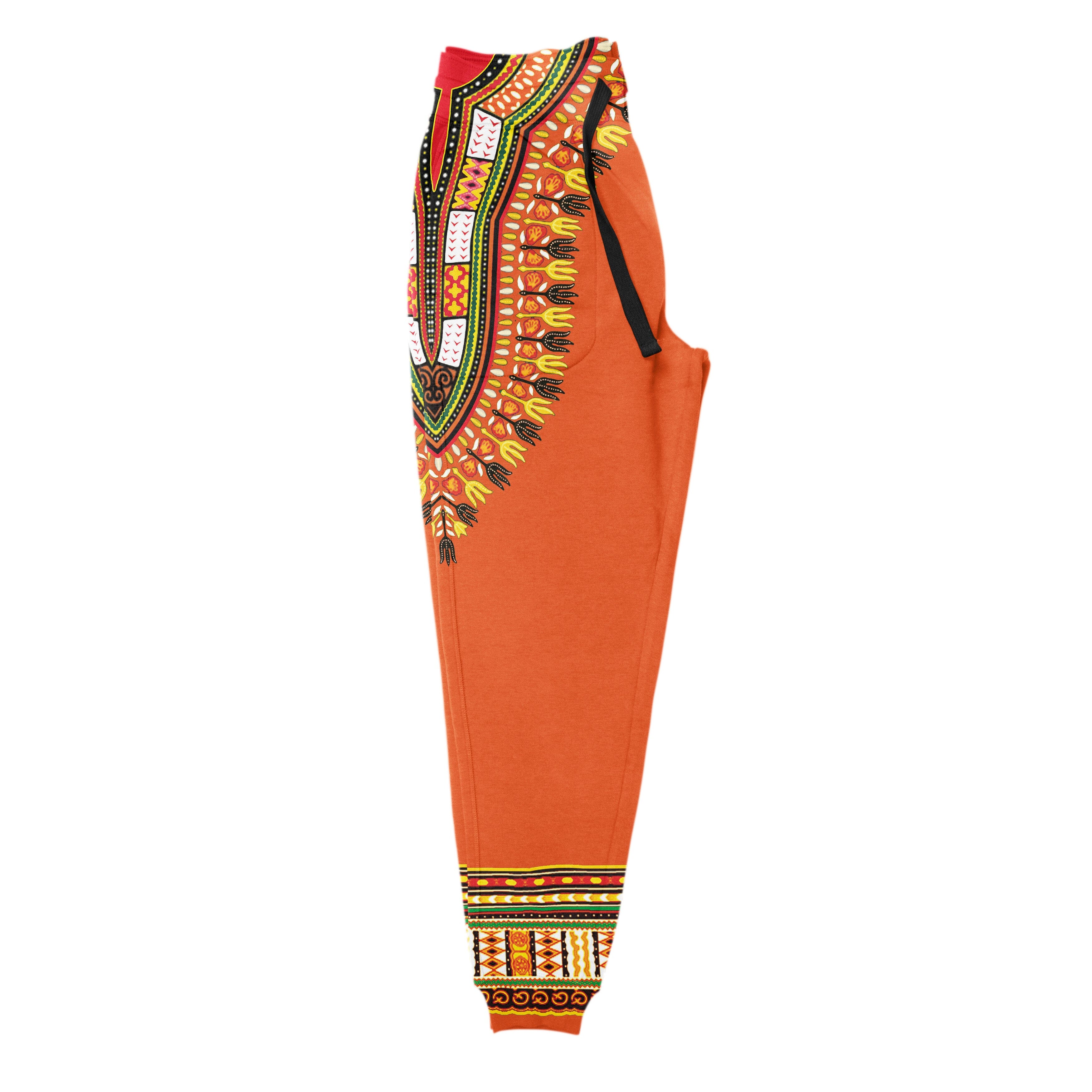 Printed Dashiki In Orange Joggers Joggers Tianci 