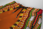 Printed Dashiki In Orange Joggers Joggers Tianci 
