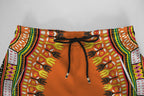 Printed Dashiki In Orange Joggers Joggers Tianci 
