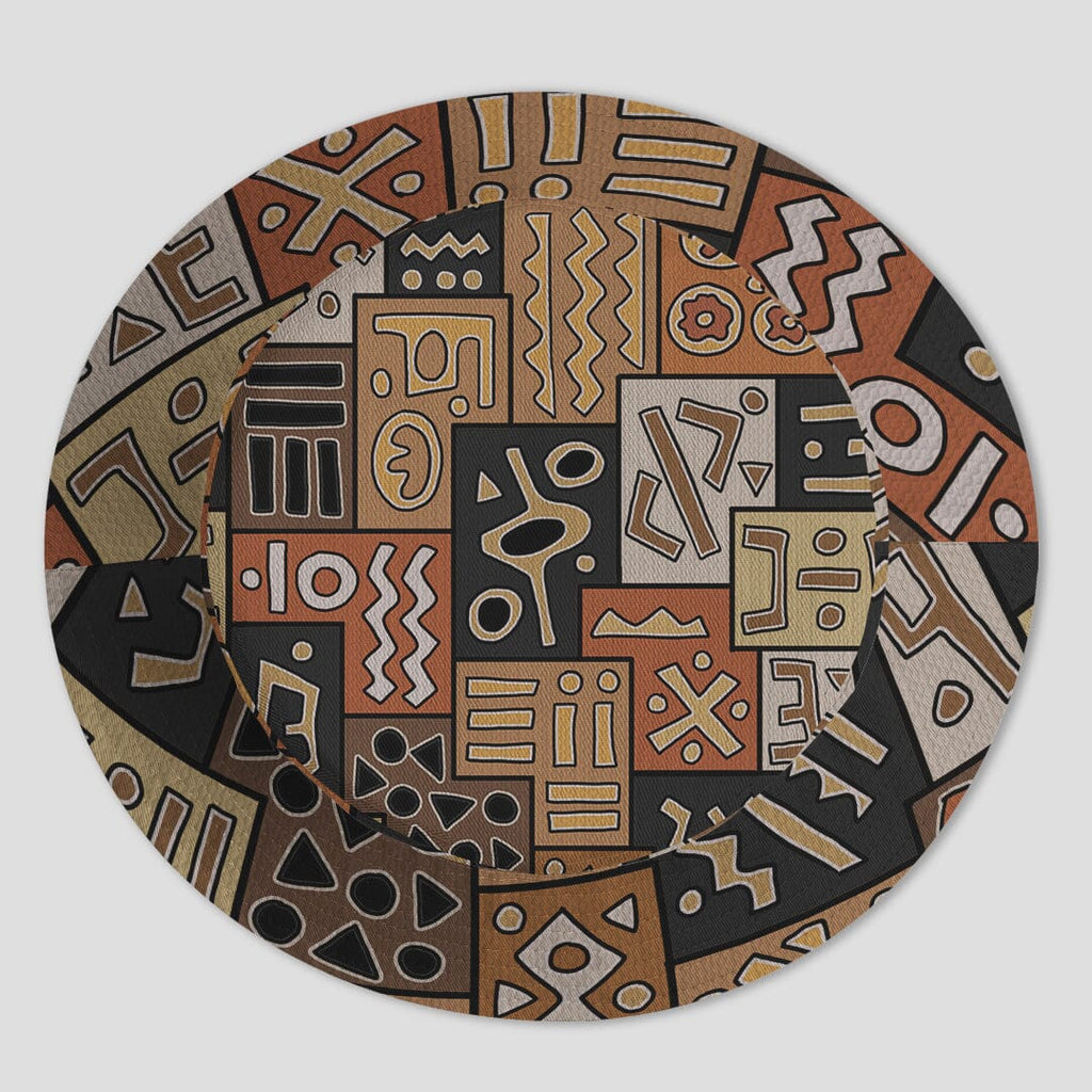 African Pattern Art & Mud Cloth Reversible Bucket Hat Reversible Bucket Hat Tianci 