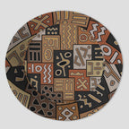 African Pattern Art & Mud Cloth Reversible Bucket Hat Reversible Bucket Hat Tianci 