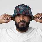 African Symbols Patterns & Patchwork Reversible Bucket Hat Reversible Bucket Hat Tianci 