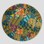 African Symbols Patterns & Patchwork Reversible Bucket Hat Reversible Bucket Hat Tianci 