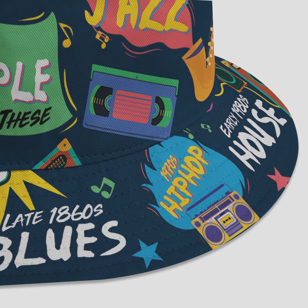 Hip Hop Graffiti Art & Music That Makes Us Proud Reversible Bucket Hat Reversible Bucket Hat Tianci 