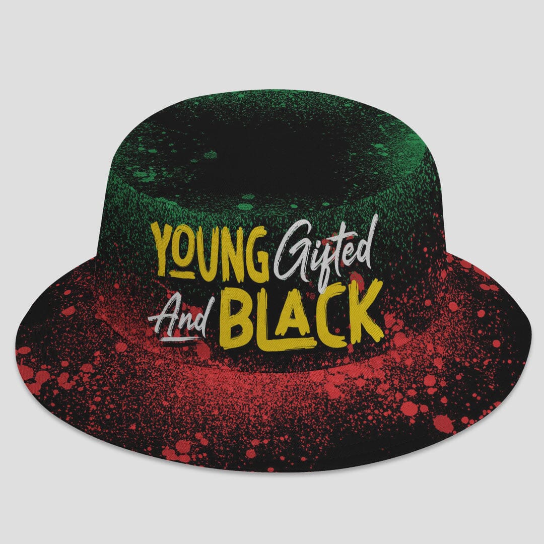 Young Gifted and Black Reversible Bucket Hat Reversible Bucket Hat Tianci 
