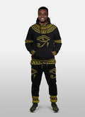 RA Egypt Fleece All-over Hoodie And Joggers Set Hoodie Joggers Set Tianci 