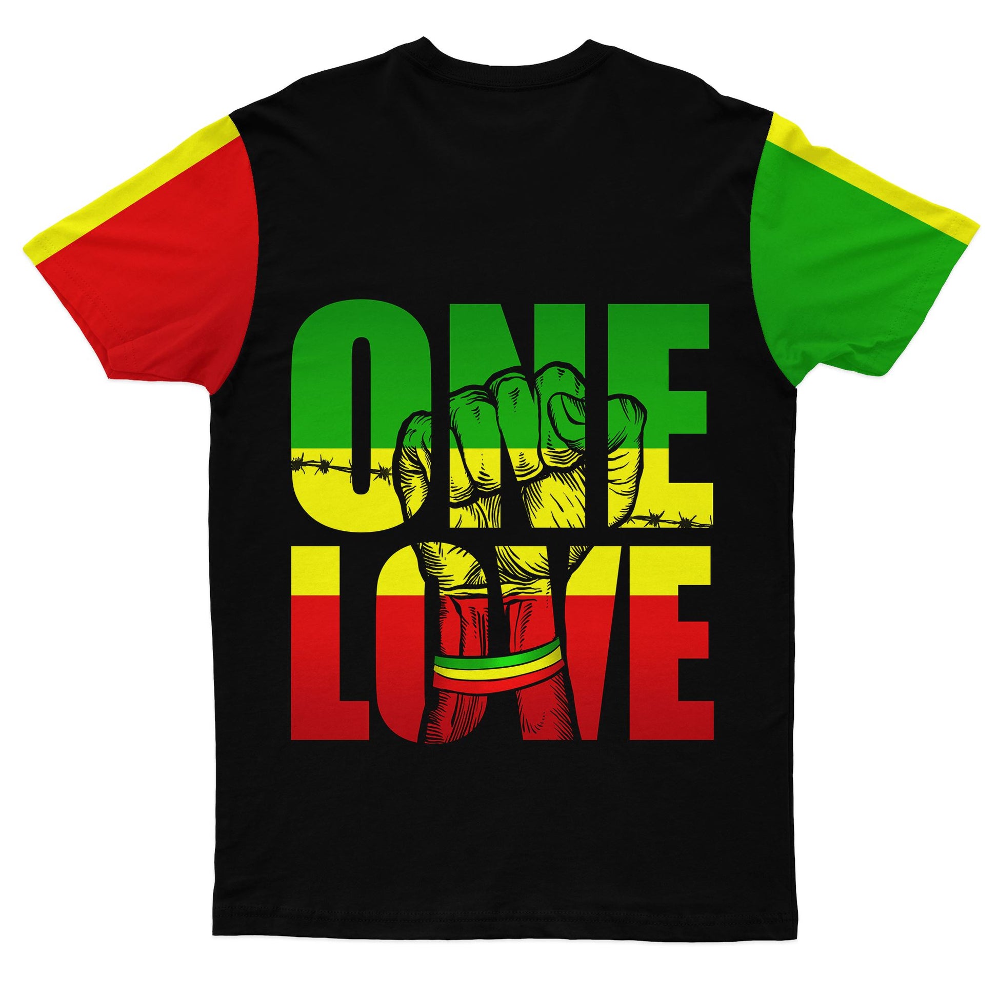 Reggae One Love T-shirt AOP Tee Tianci 