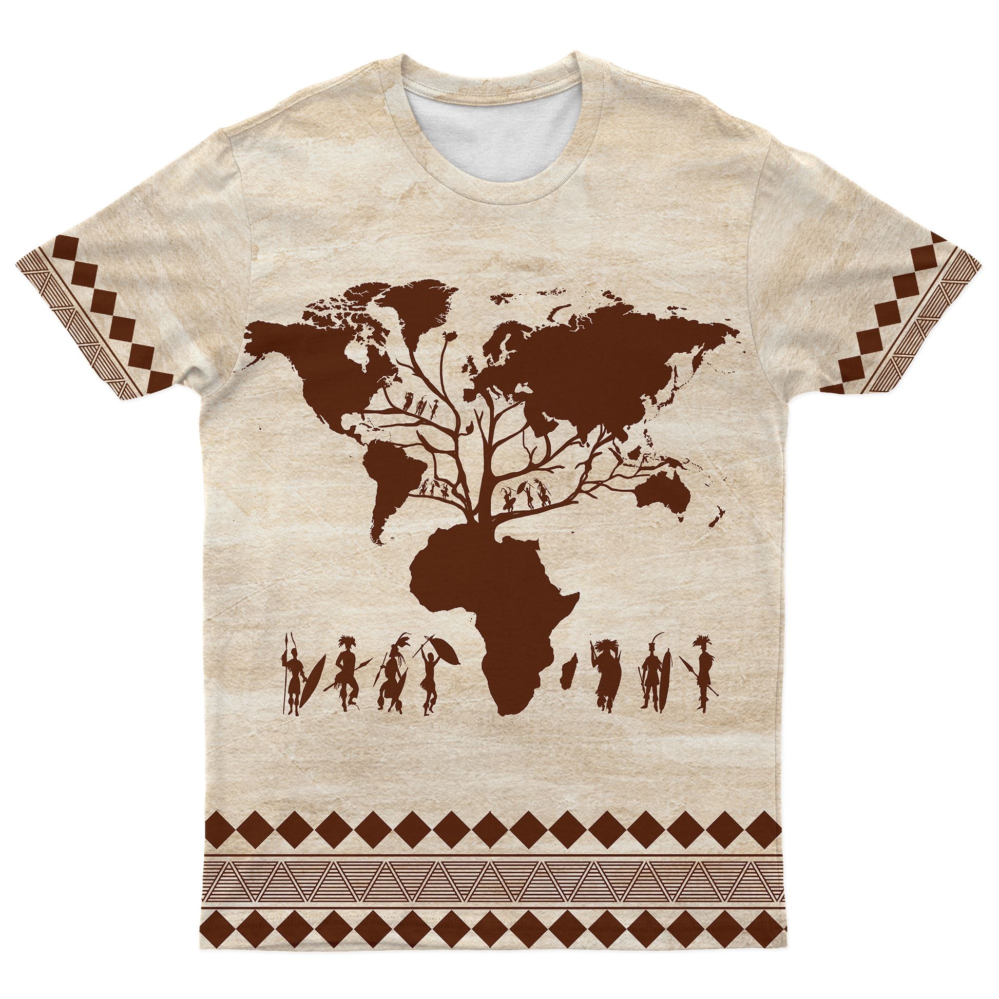 Root Africa T-shirt 1 AOP Tee Tianci 