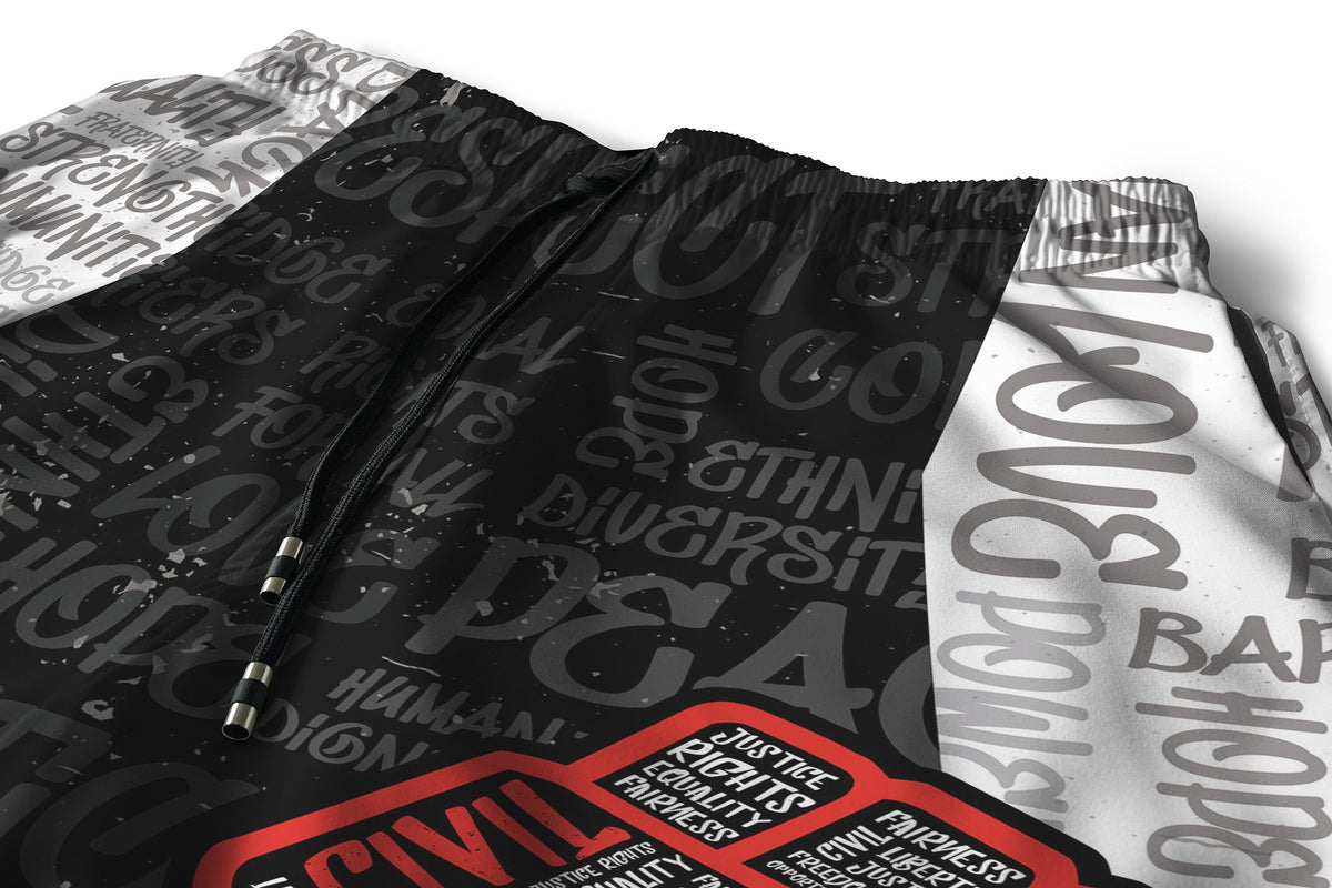 Civil Rights Movement Justice Fist Shorts Shorts Tianci 