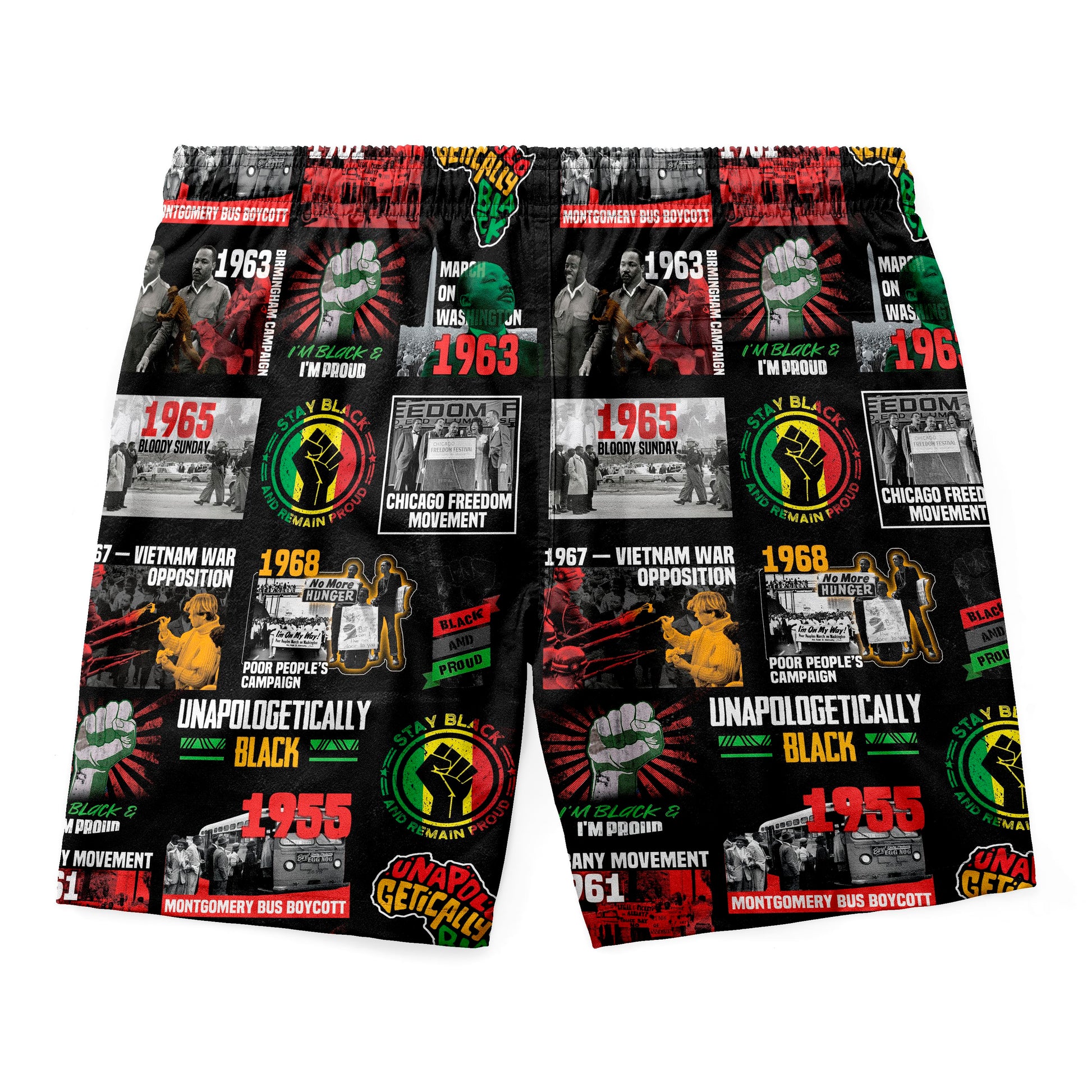 Civil Rights Movement Poster Art Shorts Shorts Tianci 