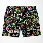 Dope Black King Neon Shorts Shorts Tianci 