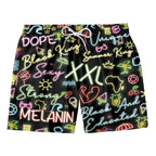 Dope Black King Neon Shorts Shorts Tianci 