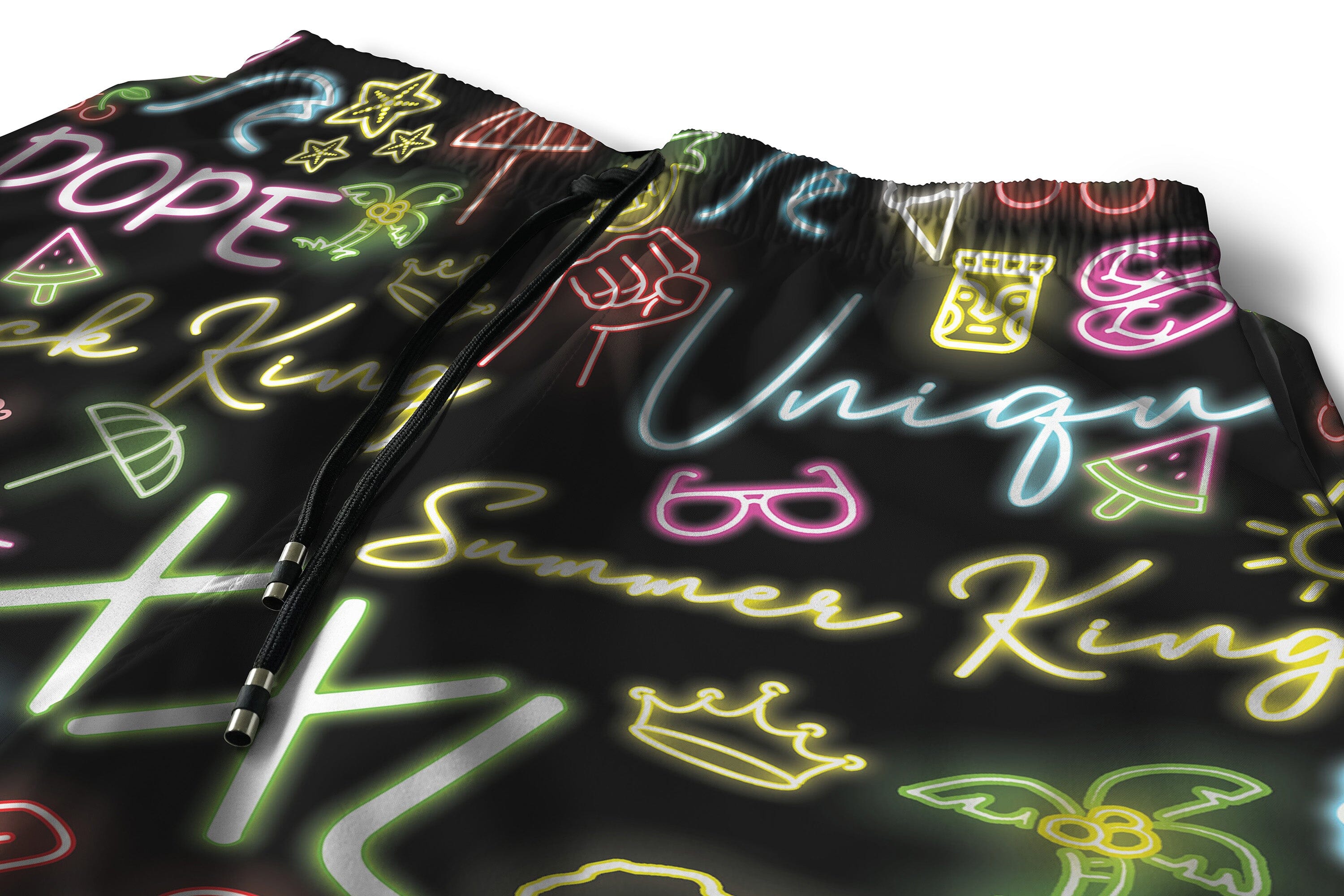 Dope Black King Neon Shorts Shorts Tianci 