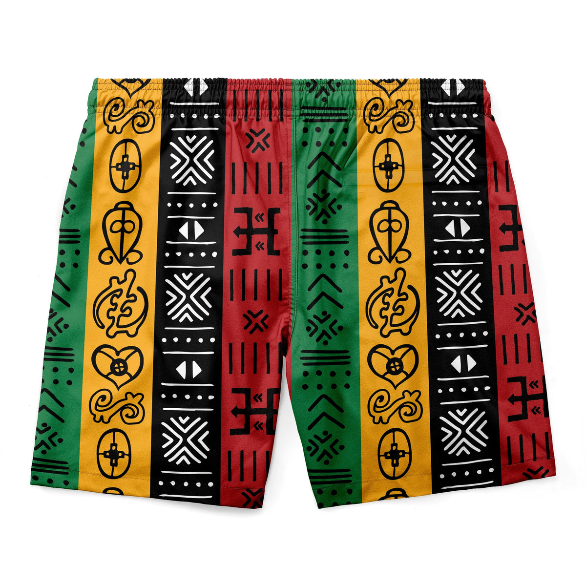 African Symbols In Pan African Colors Shorts Shorts Tianci 