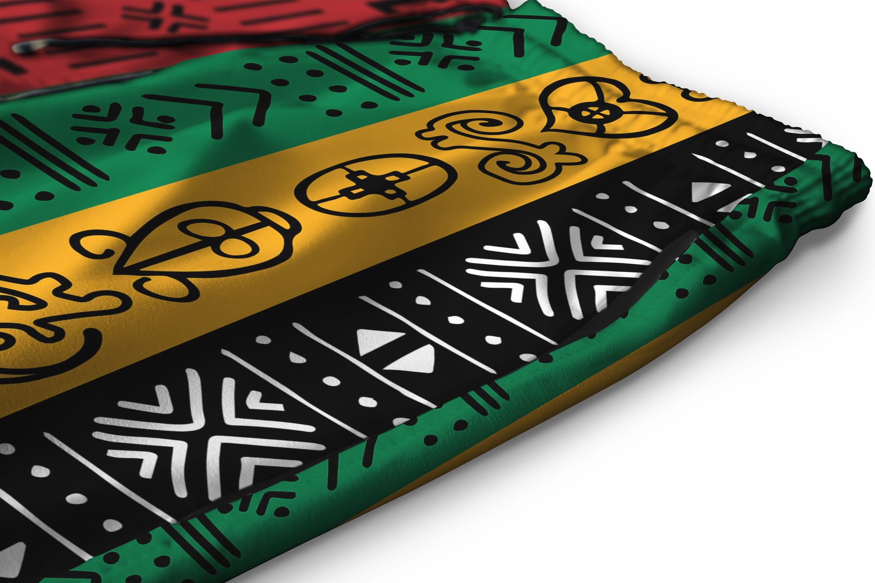 African Symbols In Pan African Colors Shorts African American