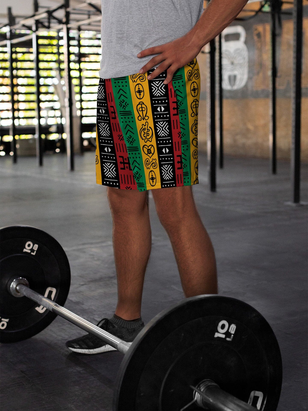 African Symbols In Pan African Colors Shorts Shorts Tianci 