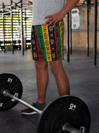 African Symbols In Pan African Colors Shorts Shorts Tianci 