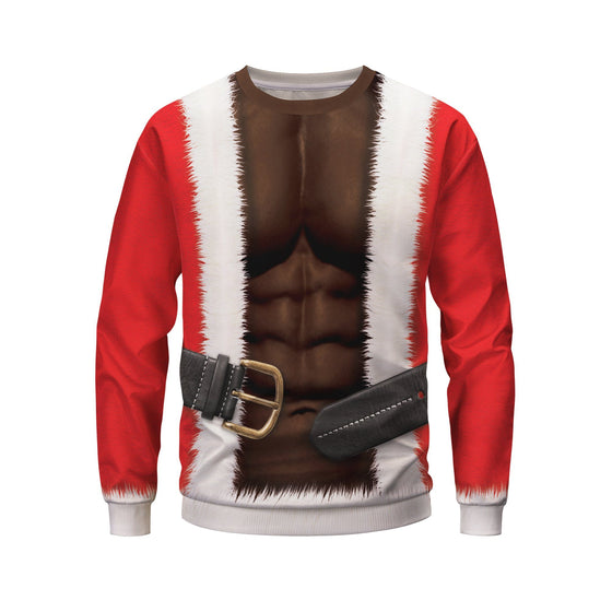 Fit Santa Claus Sweatshirt Sweatshirt Tianci