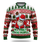 Santa Fist Ugly Sweatshirt Sweatshirt Tianci 