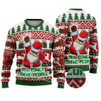Santa Fist Ugly Sweatshirt Sweatshirt Tianci 