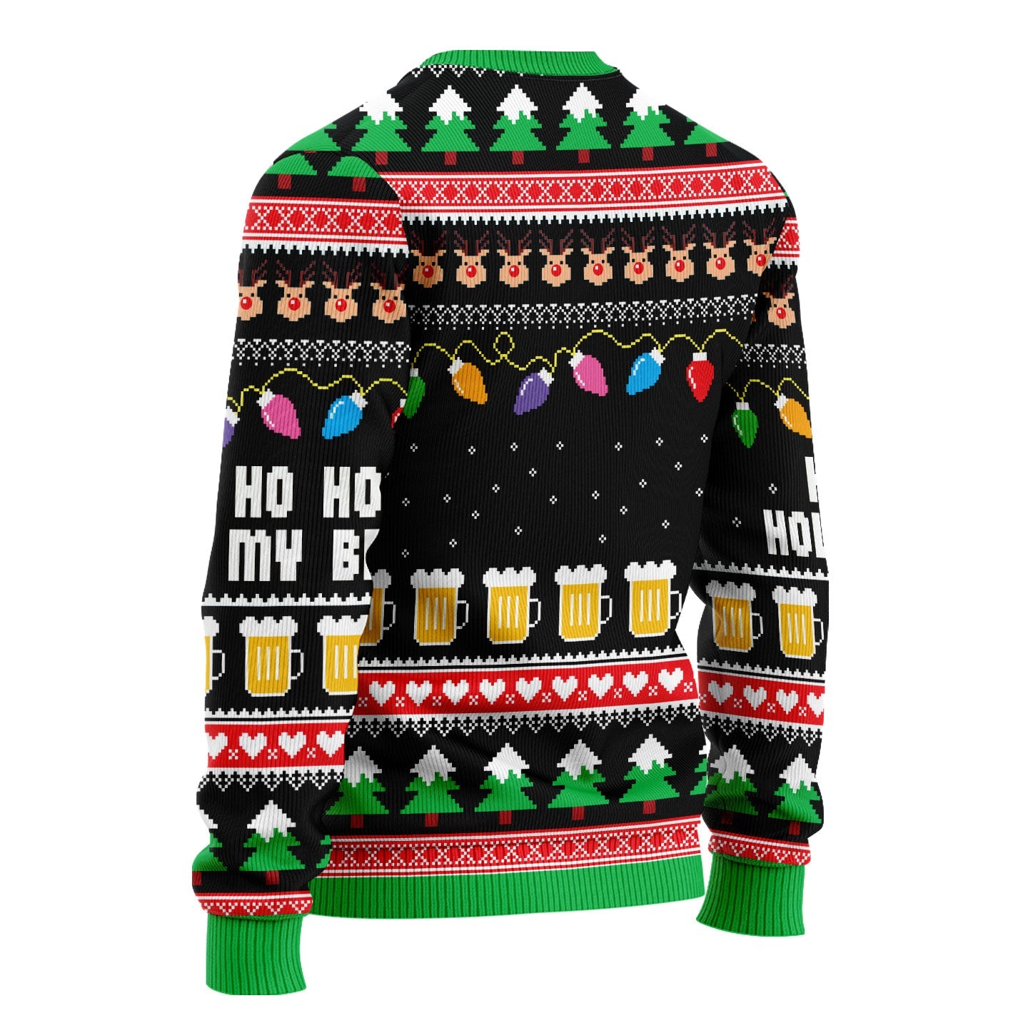 Ho Ho Ho Hold My Beer Ugly Sweatshirt Sweatshirt Tianci 