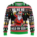 Ho Ho Ho Hold My Beer Ugly Sweatshirt Sweatshirt Tianci 