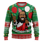 Birthday Boy Jesus Ugly Sweatshirt Sweatshirt Tianci 