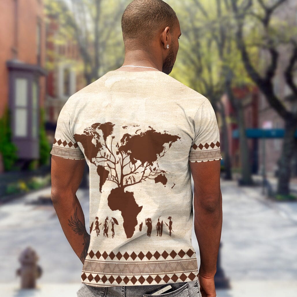 Root Africa T-shirt 1 AOP Tee Tianci 