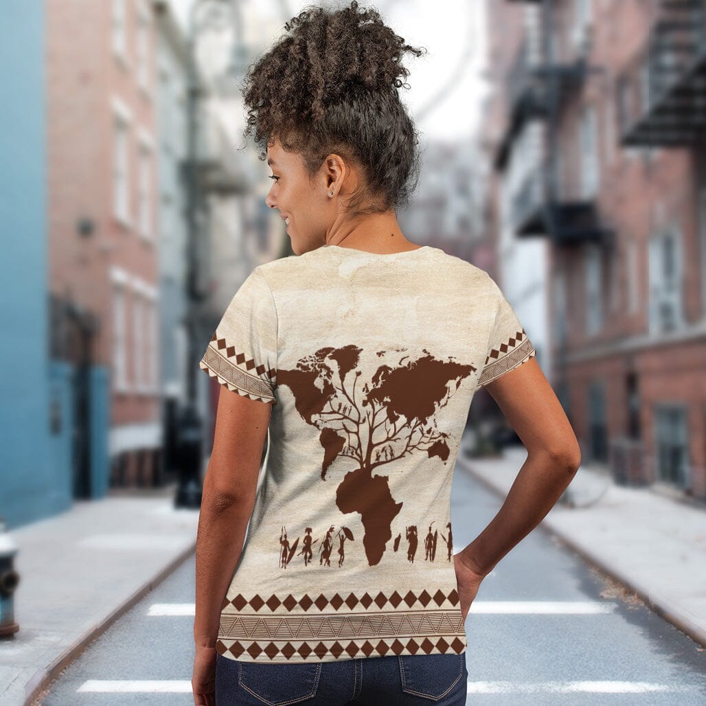 Root Africa T-shirt 1 AOP Tee Tianci 