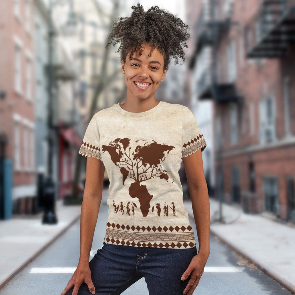 Root Africa T-shirt 1 AOP Tee Tianci 