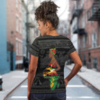 Mother Africa Map T-shirt AOP Tee Tianci 