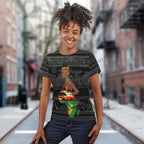 Mother Africa Map T-shirt AOP Tee Tianci 