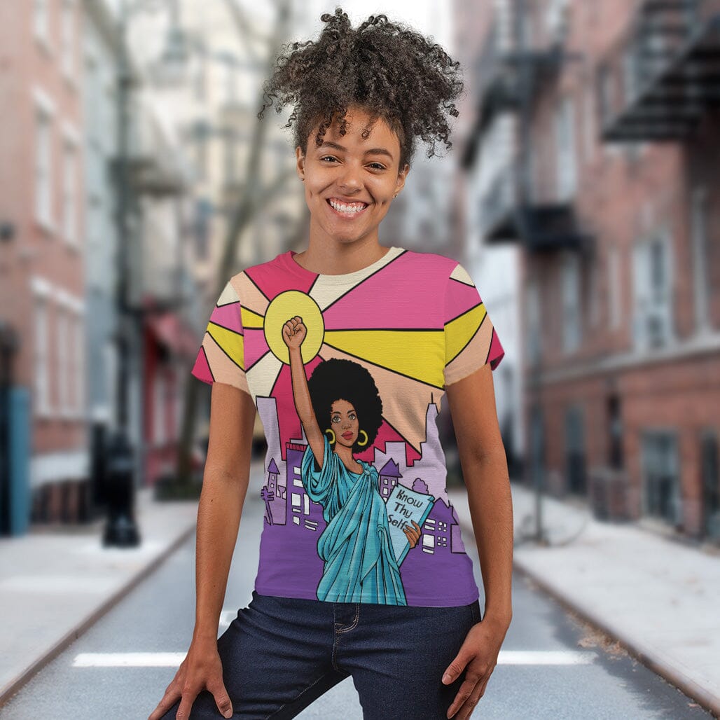 Know Thyself T-shirt AOP Tee Tianci 