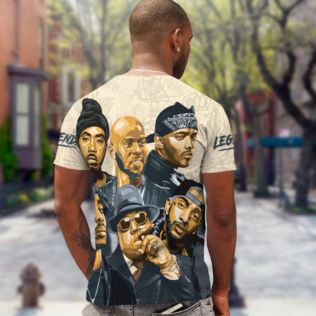 Hip Hop Legends T-shirt AOP Tee Tianci 